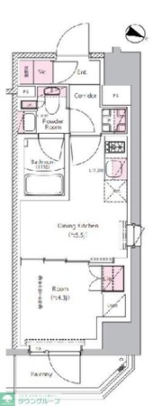 SYFORME NEXT MUKOJIMAの物件間取画像